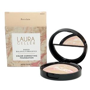 BNIB Laura Geller Baked Balance-N-Brighten Foundation - Porcelain